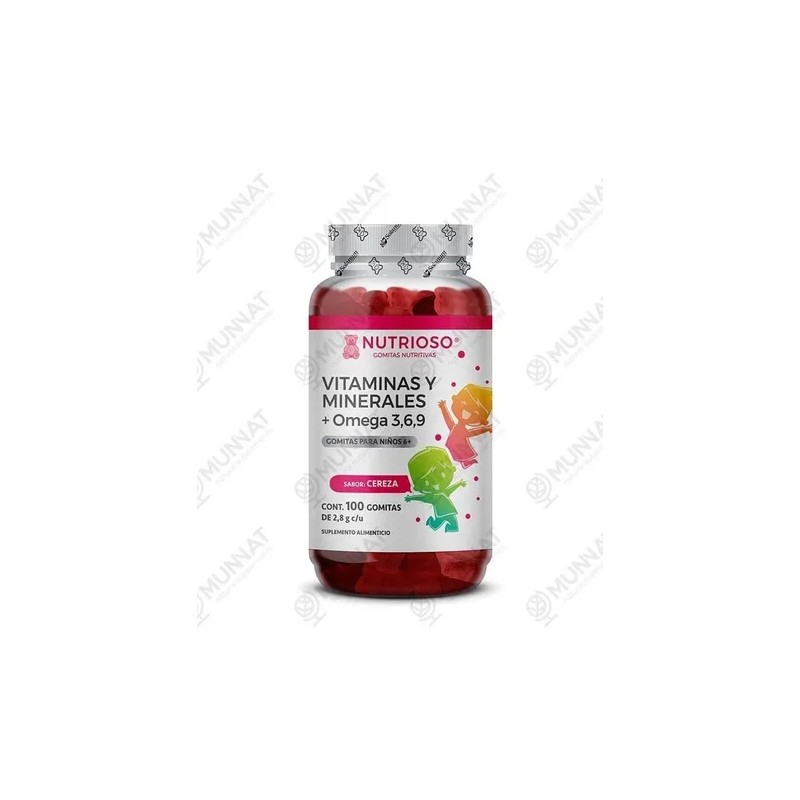 Vitaminas Para Niños + Omega 3 6 Y 9 Gomitas