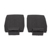 2pcs Wheelchair Footplate Plastic Ergonomic Wheelchair Footrest Pedal Replacement Accessory