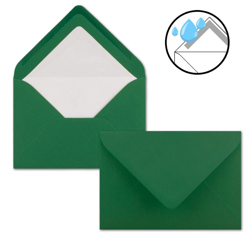 25 x card package with lined envelopes and inserts -