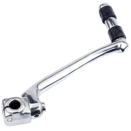 LEXOR Reversible Kick Pedal, Universal Offset, For Outside Muffler, Super Cub 50, Little Cub, C50, C70, Jazz, JAZZ CD50, CD90, Benry SS50, Horizontal Engine Car, Silver