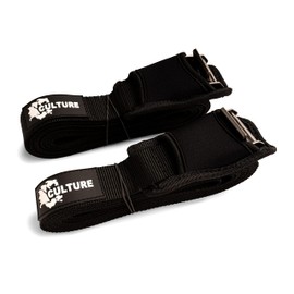 Culture Supply Tie Down Straps 15ft - Surfboard, Longboard, SUP, Paddleboard, Kayak, Canoe, Surf, fits All Vehicles with Roof Racks