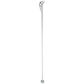 High Mulberry Metal 405565 Rubber Casting Muddler, Cat, Silver