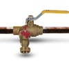 Midline Valve 12CETY-NL Extended Street Hose Bib Boiler Drain, 1/2’’