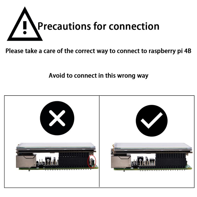 owootecc 3.5 inch Touch Screen with Case for Raspberry Pi