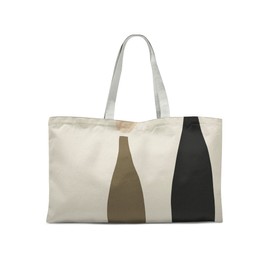 Le Jardin du Lin Printed Shopping Bag, Foldable, Fabric Bag with Two Long Handles, Size: 47 x 42 cm