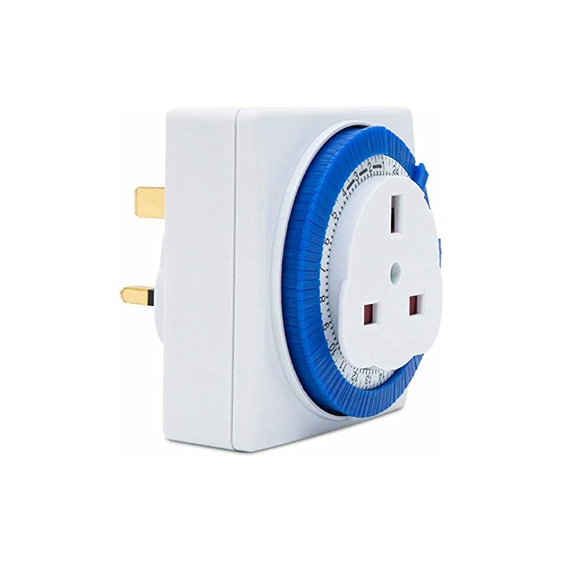 Mr. Gadget Solution® 24 Hour Segment Timer Switch Programmable On