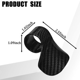 UZZH 2PCS Motorcyle Cruise Control, Motorcycle Throttle Assist, Throttle Mounted Holder for Handlebar, Handrest Wrist Hand Grips Accelerator Assistant for Motorcycle Electri Bike (Carbon Fiber)