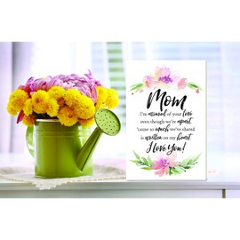 Mom, I'm Assured Woodland Grace Series 6" x 9" Wood Plaque with Easel