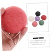 Baluue 6pcs Facial Sponges Reusable Konjac Exfoliating Sponge Puff for