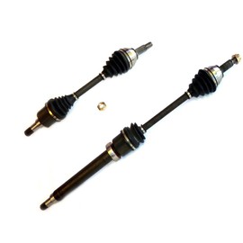 DTA FD50845085 front Left Right Pair - 2 New Premium CV Axles (Drive Axle Assembly) Compatible with 2000-2011 Ford Focus, with Automatic Transmission Only