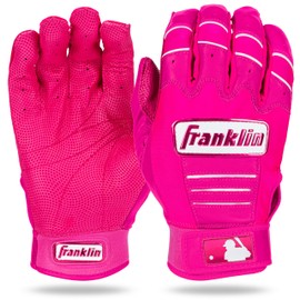 Franklin CFX PRO HI LITE Baseball Batting Gloves, Pink, M