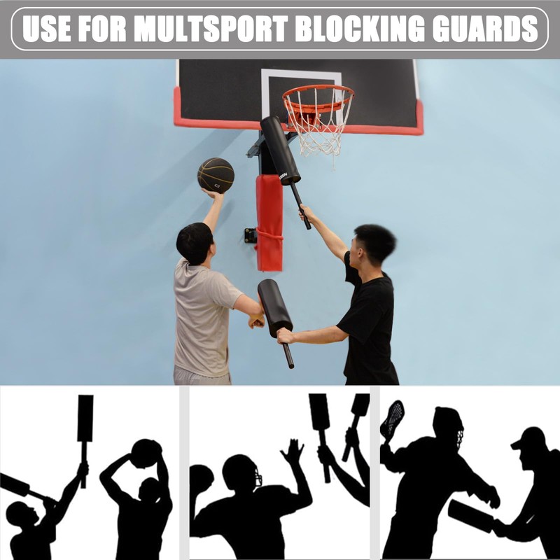 Hikeen Padded Blocking Guards, Basketball Blocking Pads,2 Pack Padded Contact