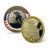 ASmileIndeep Military Veterans Challenge Coin Gratitude Gift Veterans Creed Challenge