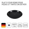Dr.Oetker "Tradition Pizza/Baking Tray, Steel, Black, 32 cm
