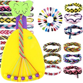 Friendship Bracelet Making Kit for Girls 10-12, Jewelry Making Kit for Girls 8-12, Arts & Crafts for Girls 8-12, Cool Maker Popstyle Bracelet Maker, Birthday Gifts for Girl, 1808