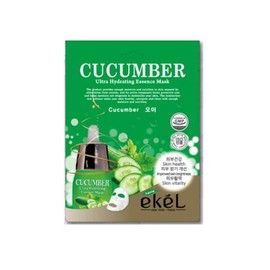 Ikel Essence Mask Pack 25ml x 1 Sheet - Cucumber 25-Variety Assortment: Moisturizing, Hydration, Firming, Whitening / 이켈 에센스 마스크팩 25mlx1매-오이 25가지 모음 보습 수분충전 탄력 미백