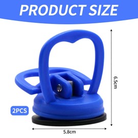 2 Pcs Mini Suction Cups Vacuum Suction Cups Glass Suction Cups LCD Panel Suction Cups Car Repair Tools Car Dent Suction Cups