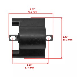 Caltric Ignition Coil for Mercury Outboard 15 Hp 15Hp E Eh El Elh 4-Stroke 1998-2006