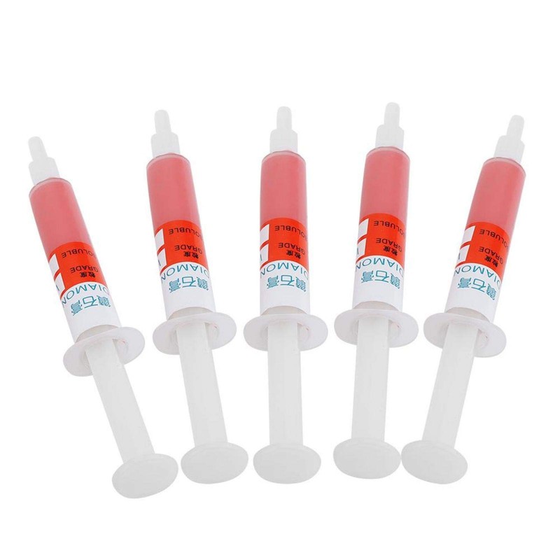 Akozon Diamond Grinding Paste 5 Pcs/Set Diamond Grinding Polishing Paste