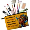 Livel lhood African American Makeup Bag Cute Small Organizer Zipper