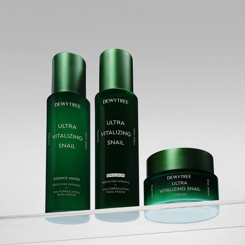 Deweytree [Dewytree] Ultra Vitalizing Snail 3-piece Set (Essence Water, Emulsion,