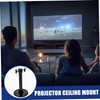 TEHAUX Ceiling Projector Mount with Rotatable Head Adjustable Projector Mounting