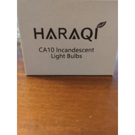 Haraqi B10 E12 Replacement Light 60 Watt 120V Bulb Bulbs 12 Pack