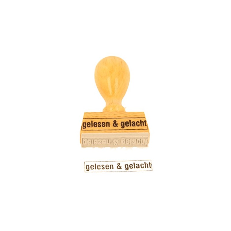Wooden Stamp with Frame 40 x 10 mm