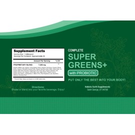 Holistic Earth Complete Super Greens+ with Probiotic - The Powerhouse of Green Formulas!
