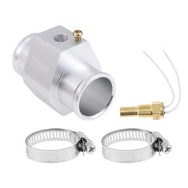ACROPIX 12V/24V Universal Water Temp Sensor Kit, 1/8"NPT 1.18" Silver Tone Adapter 170'F on - 155'F Off for Automotive Radiator & Engine Cooling
