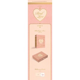 WM Entertainment OH MY GIRL - Real Love [Limited Love Bouquet ver.] 2nd Album+Folded Poster+Extra Photocards Set 205 X 275 X 48 mm