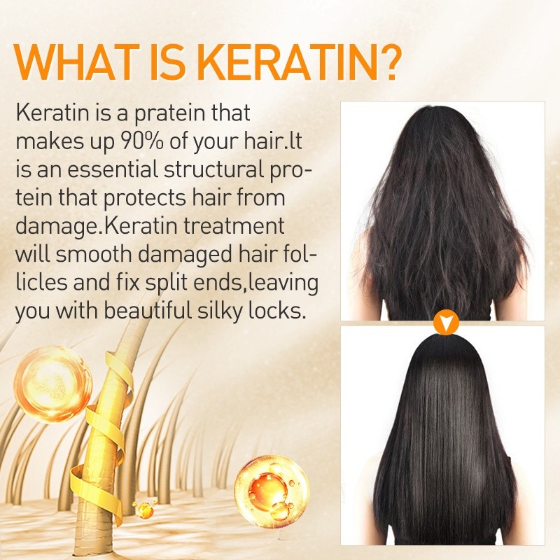PURC Brazilian Keratin Treatment Smooth Repair Straight Hair Advanced Salon