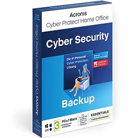 Acronis Cyber Protect Home Office 2023 Essentials 3 PC/Mac 1 Year Windows/Mac/Android/iOS Only Backup Activation Code by Post