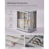 Glimmloop 360° Rotating Jewelry Box with 5 Drawers, Spacious Vertical