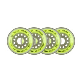 Labeda Inline Roller Hockey Skate Wheels Union Yellow 76mm Set of 4