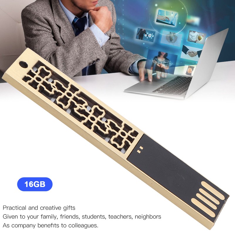 USB Flash Disk Portable Waterproof Metal 2.0 Drive Storage Memory