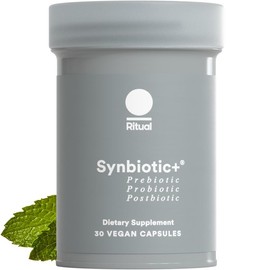 "Ritual Synbiotic+ Gut Health, 3-in-1 Probiotic, Prebiotic & Postbiotic Supplement, Vegan, 30-Day Supply Nutrition Wellness