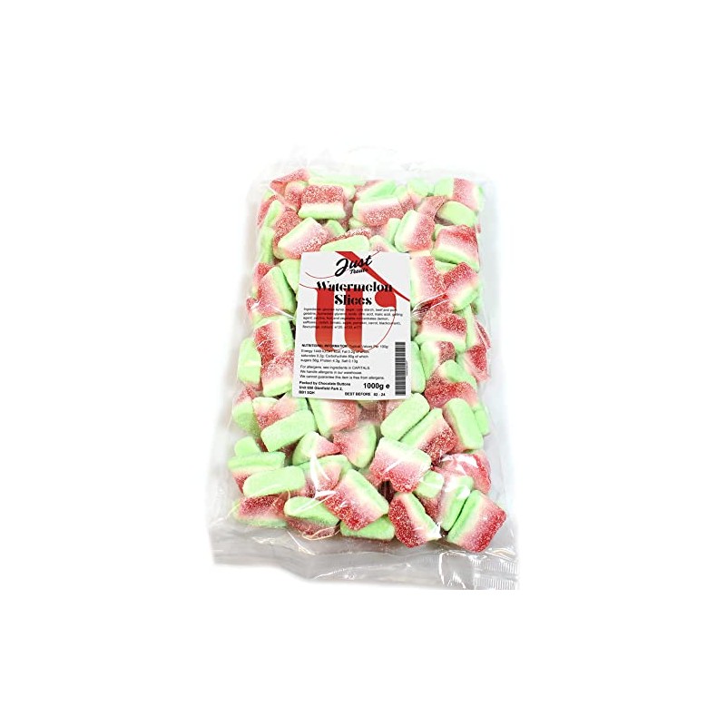 Just Treats Watermelon Slices (wedges) (1 Kilo Party Bag)
