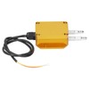 Wind Pressure Transmitter Yellow Micro Pressures Differential Sensor DC24V 4‑20mA0-100kpa
