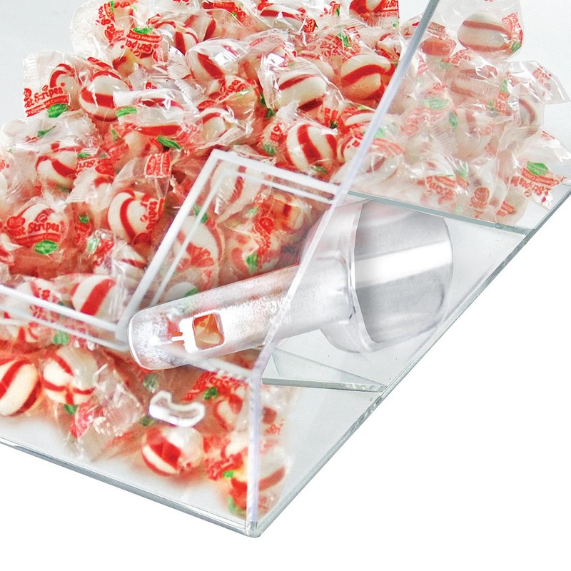 Azar Displays 400418 1.5 Gallon Acrylic Candy Bin with Lift-Open