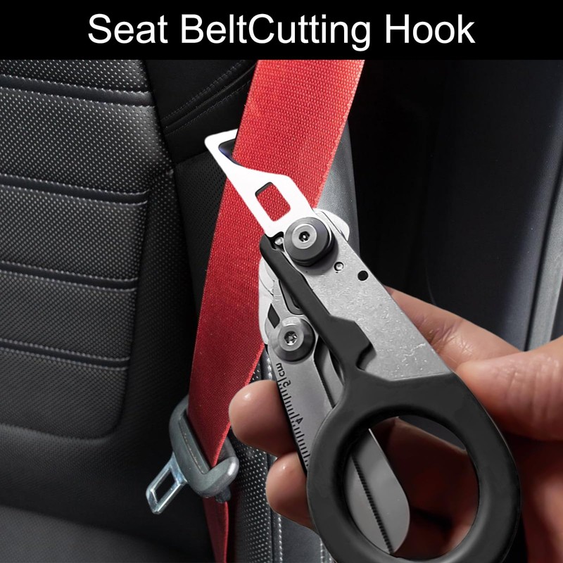 Trauma Scissors: Multitool Rescue Scissors with 6 Practical Functions, Foldable