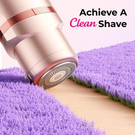 KAPHIO Bikini Trimmer for Women Pubic Hair: 2 in 1 Electric Razors for Women - Rechargeable Electric Shaver - IPX7 Waterproof Lady Shaver for Travel & Shower Use in Summer