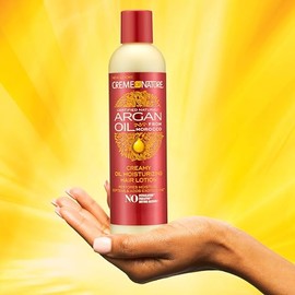 Creme Of Nature Aceite de argán cremoso hidratante de 8.5 onzas