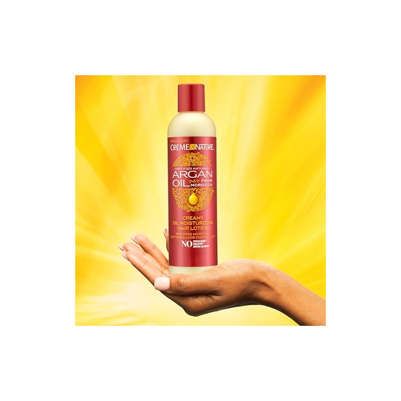 Creme Of Nature Aceite de argán cremoso hidratante de 8.5