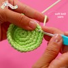 Squishmallow Original Wendy The Frog Crochet Kit, Includes Yarn, Crochet