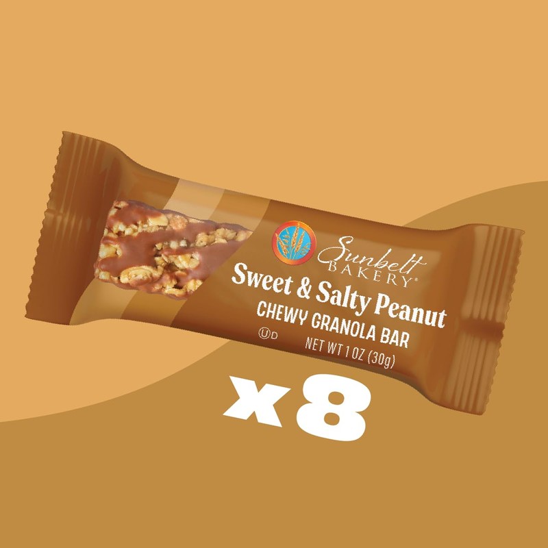Sunbelt Bakery Peanut Sweet & Salty Chewy Granola Bars, 8-1.0