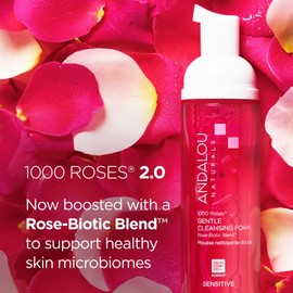 Andalou Naturals 1000 ROSES® Gentle Cleansing Foam