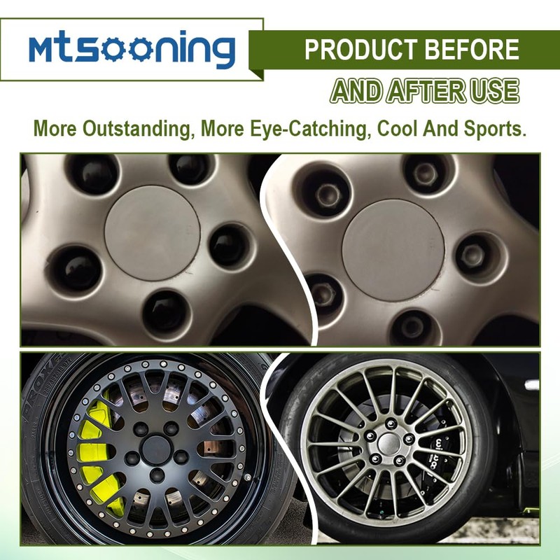 Mtsooning 20PCS Wheel Lug Nut Cover, 17mm/0.67" Flexible Lug Bolt
