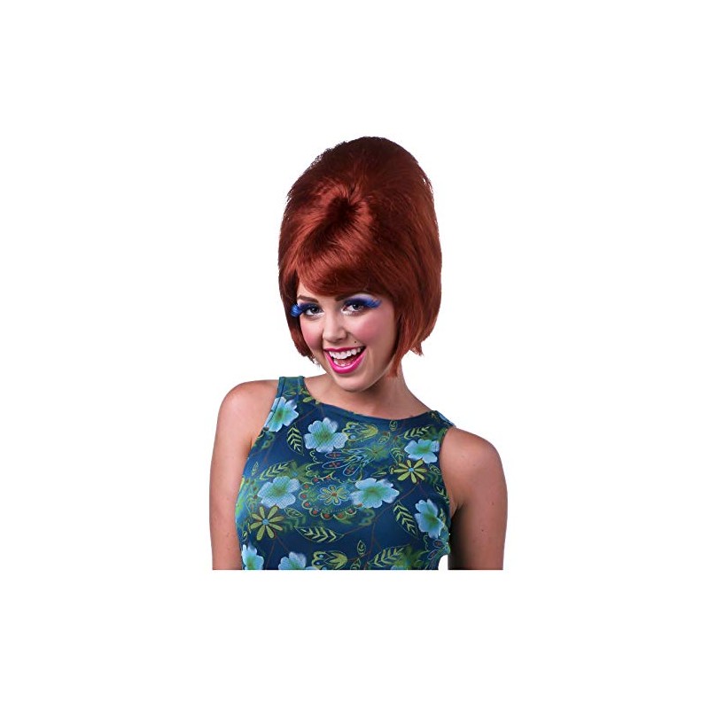 Natural Red Beehive Style Wig