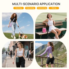 Telena Water Bottle Holder with Strap Crossbody Bags for Women for Walking, Hiking, Cycling Beige Yellow